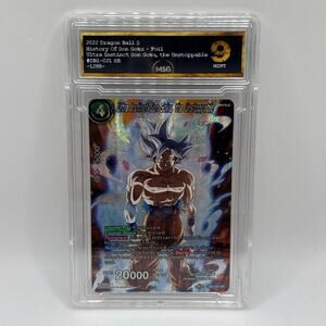 Dragon Ball Super Card Game Ultra Instinct Son Goku, the Unstoppable Graded Foil
